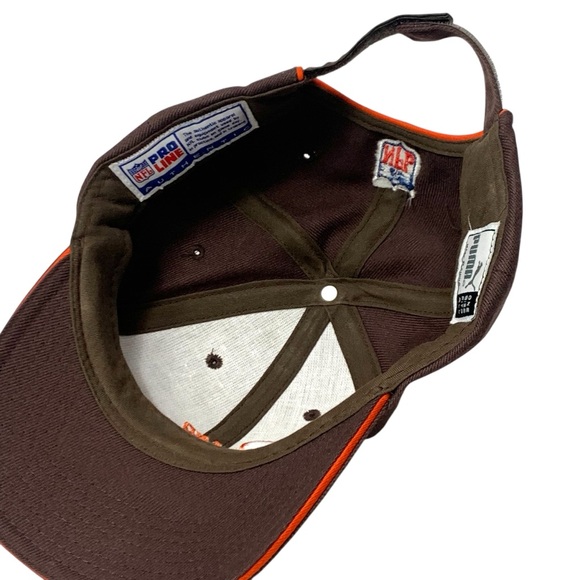 Cleveland Browns NFL Pro Line Authentic Brown Cap – Puma, One Size Velcro Closu - Picture 6 of 12